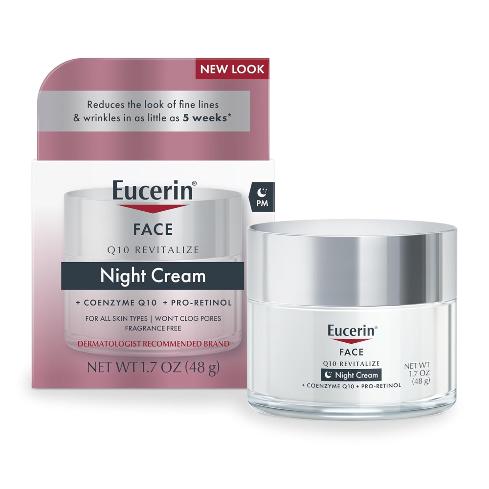 Eucerin Q10 Anti-Wrinkle Night Creme 48g, Eucerin Q10 Anti-Wrinkle Night Creme 48g ราคา ,Eucerin Q10 Anti-Wrinkle Face Cream รีวิว ,Eucerin Q10 Anti-Wrinkle Face Cream - Fragrance Free, Moisturizes for Softer Smoother Skin